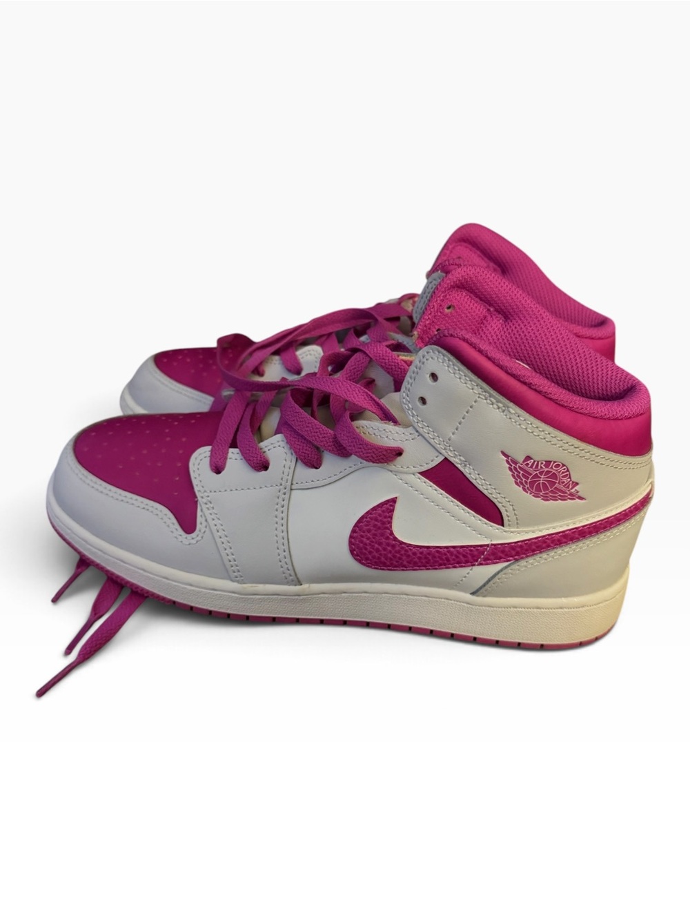 Air Jordan 1 Mid 'Fire Pink' sneakers